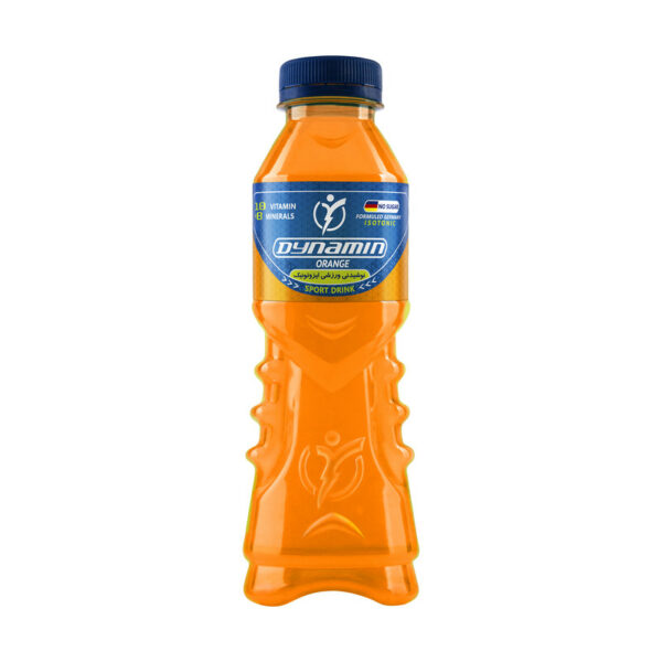 نوشابه ویتامینه ورزشی ایزوتونیک داینامین با طعم پرتقال - 500 میلی لیتر