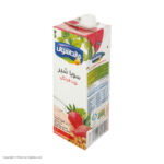 شیر سویا مانداسوی با طعم توت فرنگی - 1 لیتر